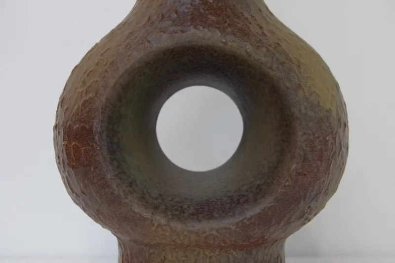 Pamono Mid-Century Modern Danish Circular Stoneware Floor Lamp, 1960s> Floor Lamps