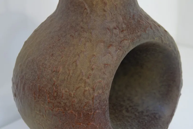 Pamono Mid-Century Modern Danish Circular Stoneware Floor Lamp, 1960s> Floor Lamps