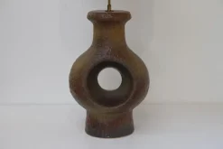 Pamono Mid-Century Modern Danish Circular Stoneware Floor Lamp, 1960s><noscript><img width=
