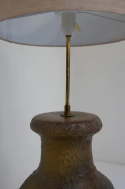 Pamono Mid-Century Modern Danish Circular Stoneware Floor Lamp, 1960s><noscript><img width=
