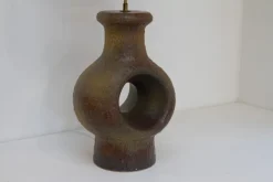 Pamono Mid-Century Modern Danish Circular Stoneware Floor Lamp, 1960s><noscript><img width=