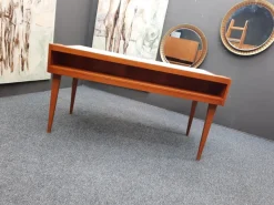 Pamono Mid-Century Modern Desk in Cherry and Formica, 1950s><noscript><img width=
