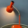Discount Pamono Mid-Century Modern Desk Lamp in Orange from Hustadt Leuchten