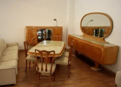 Clearance Pamono Mid-Century Modern Dining Room Set by Vittorio Dassi, 1950s, Set of 9