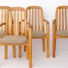 Clearance Pamono Mid-Century Modern Dining Armchairs in Oak from Dyrlund, Denmark, 1970s, Set of 4