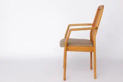 Clearance Pamono Mid-Century Modern Dining Armchairs in Oak from Dyrlund, Denmark, 1970s, Set of 4