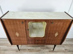 Pamono Mid-Century Modern Display Cabinet in Mahogany with Glass Top, 1960><noscript><img width=