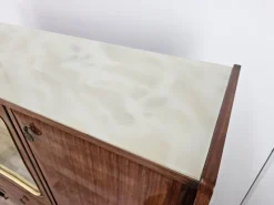 Pamono Mid-Century Modern Display Cabinet in Mahogany with Glass Top, 1960><noscript><img width=
