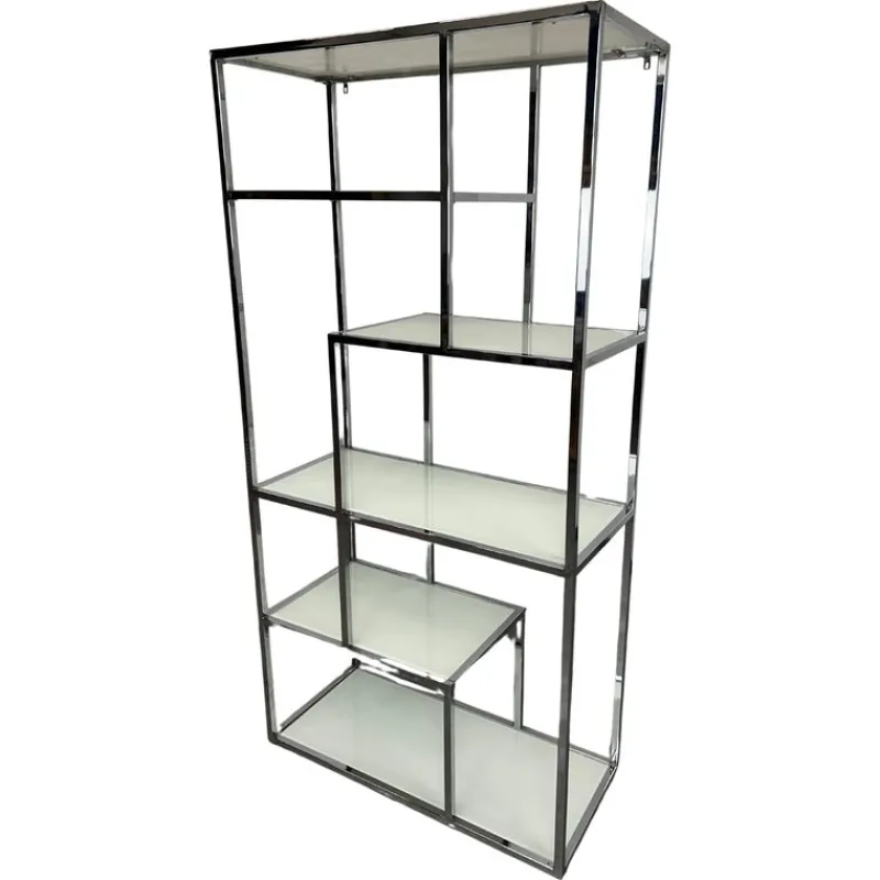 Pamono Mid-Century Modern Etagere in Chrome by Milo Baughman, 1960s> Shelves & Wall Units