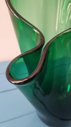 Outlet Pamono Mid-Century Modern Fazzoletto Murano Glass Vase, 1950s