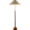 Pamono Mid-Century Modern Floor Lamp in Teak and Brass, 1960s> Floor Lamps