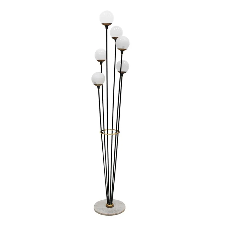 Clearance Pamono Mid-Century Modern Floor Lamp from Stilnovo, Italy, 1950s