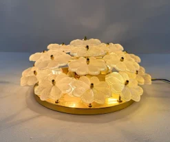 Pamono Mid-Century Modern Floral Wall Lamp by Ernst Palme, 1960s><noscript><img width=