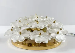 Pamono Mid-Century Modern Floral Wall Lamp by Ernst Palme, 1960s><noscript><img width=
