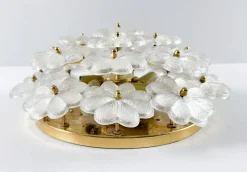 Pamono Mid-Century Modern Floral Wall Lamp by Ernst Palme, 1960s><noscript><img width=