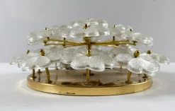 Pamono Mid-Century Modern Floral Wall Lamp by Ernst Palme, 1960s><noscript><img width=