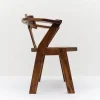 Pamono Mid-Century Modern French Provincial Oak Chair, 1960s> Lounge Chairs & Armchairs