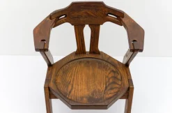 Pamono Mid-Century Modern French Provincial Oak Chair, 1960s><noscript><img width=