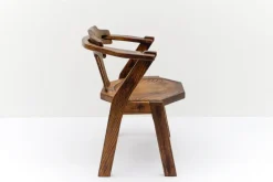 Pamono Mid-Century Modern French Provincial Oak Chair, 1960s><noscript><img width=