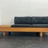 Pamono Mid-Century Modern French Bench in Elm in the style Pierre Chapo, 1950s> Benches