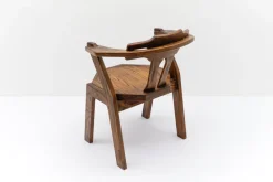 Pamono Mid-Century Modern French Provincial Oak Chair, 1960s><noscript><img width=
