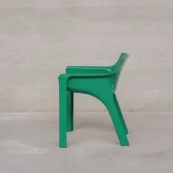 Pamono Mid-Century Modern Gaudi Dining Chairs by Vico Magistretti, 1970s, Set of 6><noscript><img width=