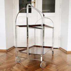 Hot Pamono Mid-Century Modern German Bar Cart or Trolley, 1970s