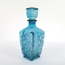 Pamono Mid-Century Modern Glass Decanters from Empoli, Set of 6><noscript><img width=