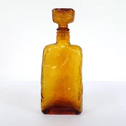 Pamono Mid-Century Modern Glass Decanters from Empoli, Set of 6><noscript><img width=