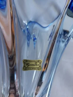 Pamono Mid-Century Modern Glass Vase from Egermann Glass><noscript><img width=
