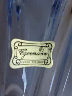 Pamono Mid-Century Modern Glass Vase from Egermann Glass><noscript><img width=