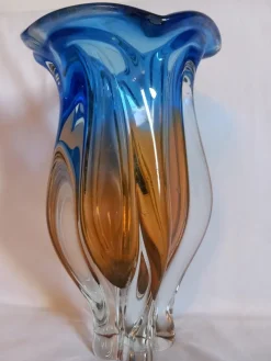 Online Pamono Mid-Century Modern Glass Vase by Josef Hospodka for Chribska Glassworks