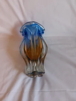 Online Pamono Mid-Century Modern Glass Vase by Josef Hospodka for Chribska Glassworks