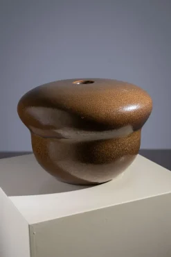 Pamono Mid-Century Modern Glazed Ceramic Vase, 1970s> Vases