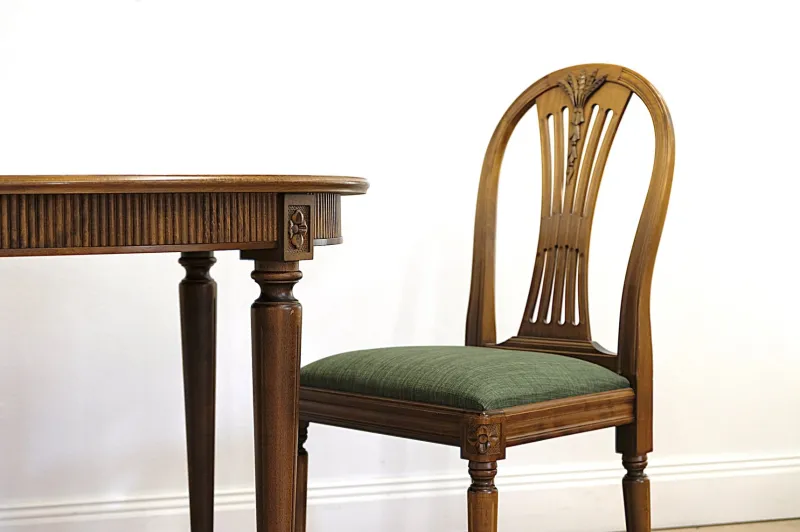 Online Pamono Mid-Century Modern Gustavian Dining Table and Chairs, 1960s, Set of 9