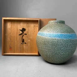 Pamono Mid-Century Modern Ikebana Vase by Katori Hoichi, Japan, 1970s><noscript><img width=