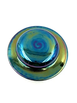 Pamono Mid-Century Modern Iridescent Ceramic from Paoli, Italy, 1970s><noscript><img width=