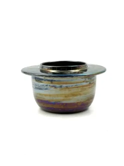 Pamono Mid-Century Modern Iridescent Ceramic from Paoli, Italy, 1970s><noscript><img width=