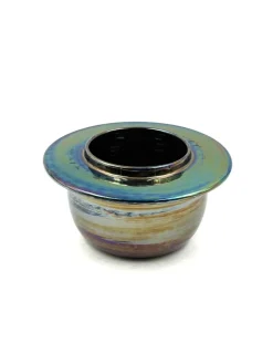 Pamono Mid-Century Modern Iridescent Ceramic from Paoli, Italy, 1970s><noscript><img width=