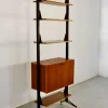Sale Pamono Mid-Century Modern Italian Freestanding Teak and Steel Modular Bookshelf, 1960s