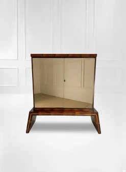 Discount Pamono Mid-Century Modern Italian Mirrored Dry Bar Cabinet, 1950s