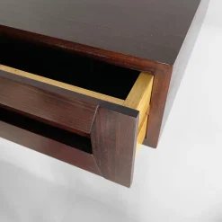 Pamono Mid-Century Modern Italian Wood Wall Console attributed to Vittorio Introini, 1960s><noscript><img width=