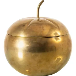 Online Pamono Mid-Century Modern Italian Brass Pumpkin Ice Bucket, 1970s