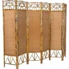 Discount Pamono Mid-Century Modern Italian Screen in Bamboo and Rattan, 1950s