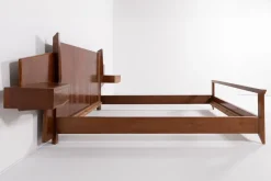 Pamono Mid-Century Modern Italian Double Bed Frame from Gio Ponti, 1950s> Beds & Bedroom Sets
