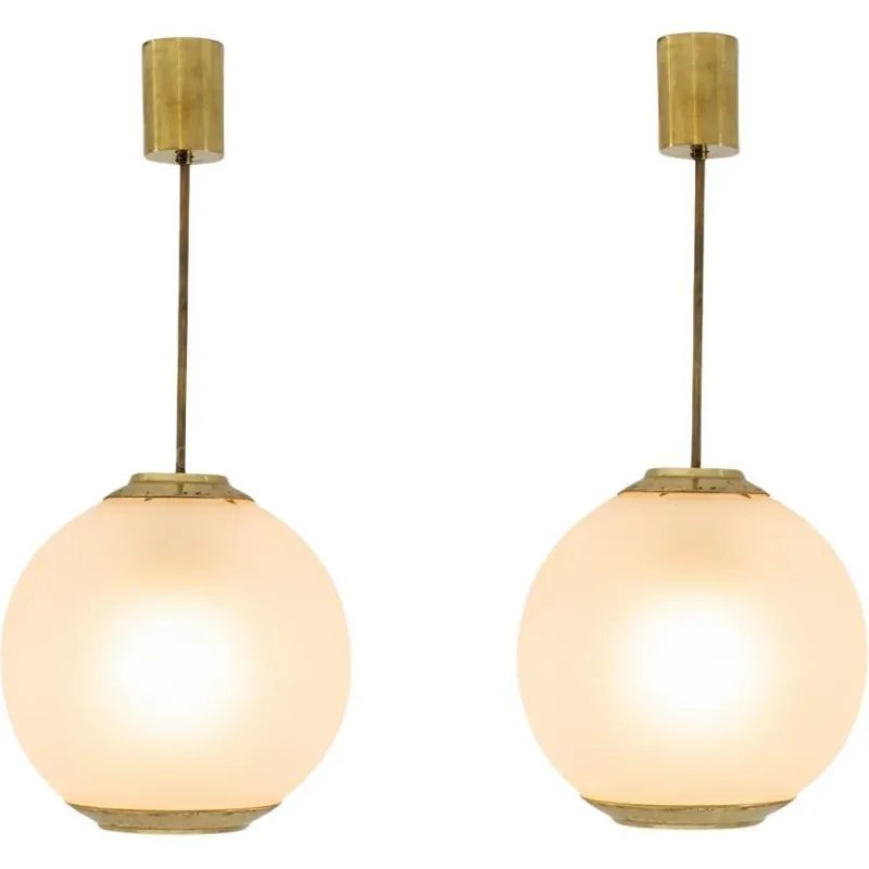Outlet Pamono Mid-Century Modern LS2 Pendants by L. Caccia Dominioni for Azucena, 1950s, Set of 2