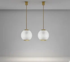 Outlet Pamono Mid-Century Modern LS2 Pendants by L. Caccia Dominioni for Azucena, 1950s, Set of 2