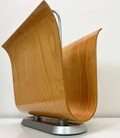 Pamono Mid-Century Modern Magazine Rack by Ligne Roset, France, 1970s><noscript><img width=