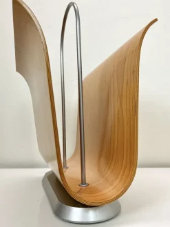 Pamono Mid-Century Modern Magazine Rack by Ligne Roset, France, 1970s><noscript><img width=
