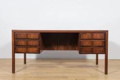 New Pamono Mid-Century Modern Model 77 Freestanding Desk in Teak from Omann Jun, 1960s